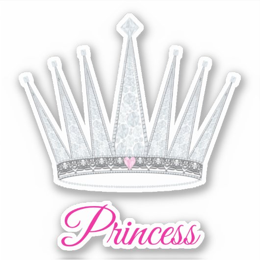 ダイヤモンド付きフェイククラウン シール (正面)