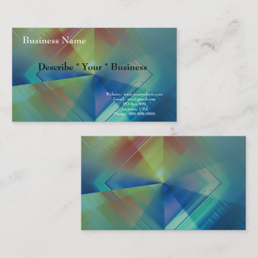 ダイヤモンド光の名刺 名刺 (正面/裏面)