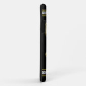 ダイヤモンド及び金ゴールドのハートの花 Case-Mate iPhoneケース (裏面/右)