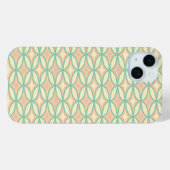 ダイヤモンド型の幾何学模様 シームレス Case-Mate iPhoneケース (裏面 (横))