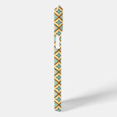 ダイヤモンド型の抽象的な幾何学パターン Case-Mate iPhoneケース (裏面 / 右)