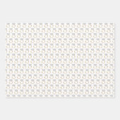 ダイヤモンド婚約リングや輪 ラッピングペーパーシート (正面2)