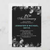 ダイヤモンド婚約記念日の招待状 招待状 (正面)