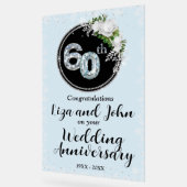ダイヤモンド婚60周年記念 アクリルサイン (傾斜)