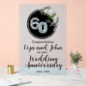 ダイヤモンド婚60周年記念 アクリルサイン (ウェディング)