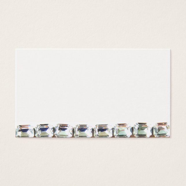 ダイヤモンド宝石のラインストーン (正面)