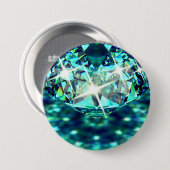 ダイヤモンド宝石の輝エレガントき 缶バッジ (正面&裏面)