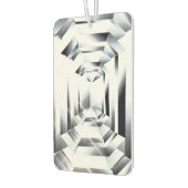 ダイヤモンド宝石カットのファセットきらきら光る石 カーエアーフレッシュナー (左)