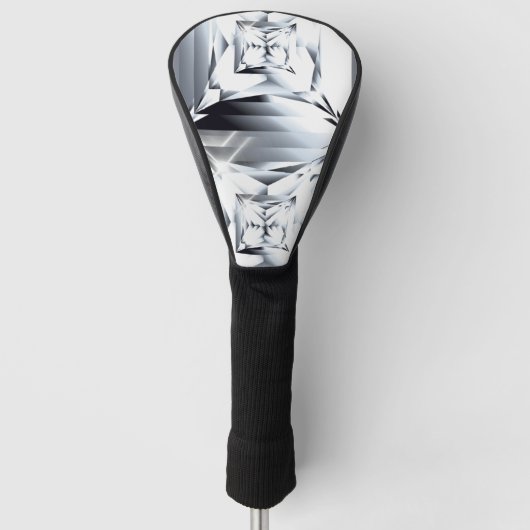 ダイヤモンド宝石ジェムストーンdiamante divaグラマー ゴルフヘッドカバー (正面)