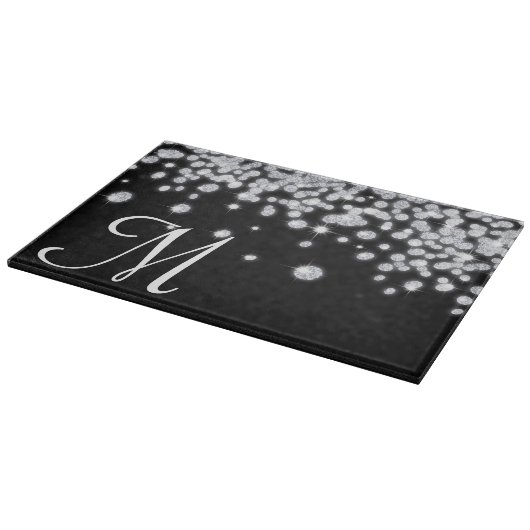 ダイヤモンド宝石宝石宝石商モノグラムガラス切断板 カッティングボード (角)