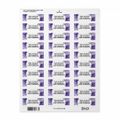 ダイヤモンド差出人住所ラベル ラベル (フルシート)