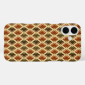 ダイヤモンド幾何学的なレッドジェム Case-Mate iPhoneケース (裏面 (横))