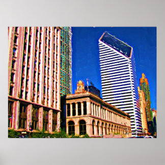 ダイヤモンド建物 ポスター