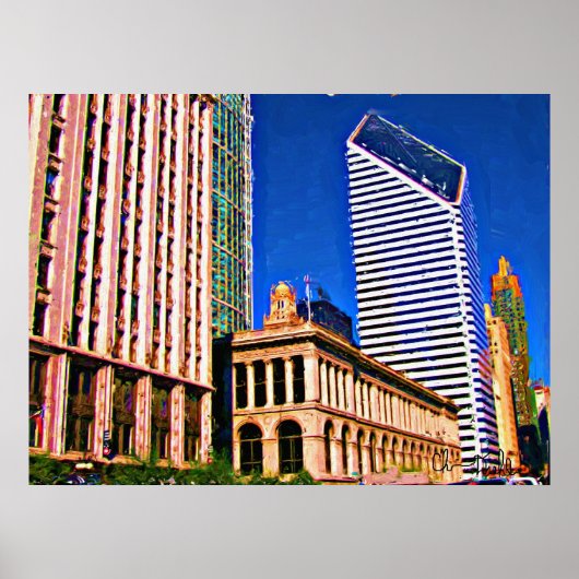 ダイヤモンド建物 ポスター (正面)