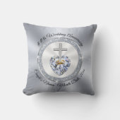 ダイヤモンド式キリスト教記念日の贈り物 クッション (正面)