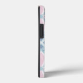 ダイヤモンド形の青いパターン Case-Mate iPhoneケース (裏面 / 右)