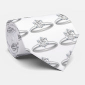 ダイヤモンド指輪のきらきら光るなClipartのグラフィック ネクタイ (ロール)