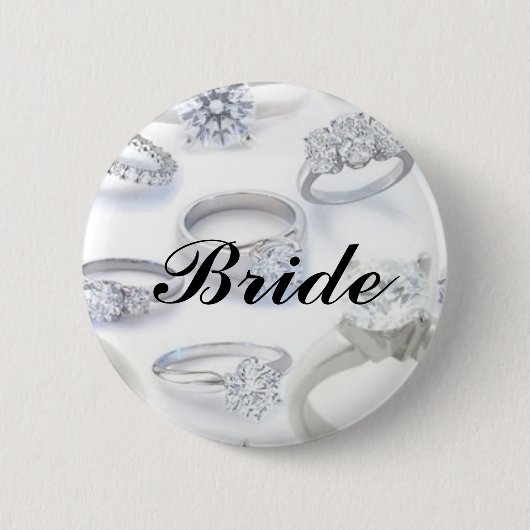 ダイヤモンド指輪 缶バッジ (正面)