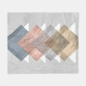 ダイヤモンド整列I フリースブランケット (正面(横))