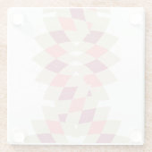 ダイヤモンド旋回パターン ガラスコースター (裏面)