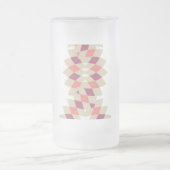 ダイヤモンド旋回パターン フロストグラスビールジョッキ (中央)