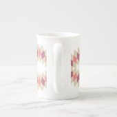 ダイヤモンド旋回パターン ボーンチャイナマグカップ (裏面)