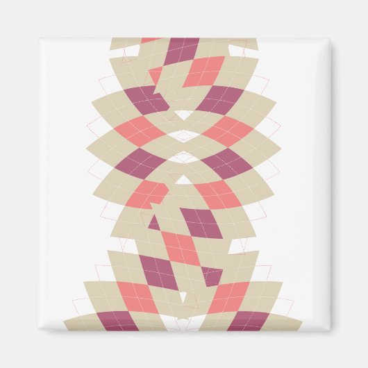 ダイヤモンド旋回パターン マグネット (正面)