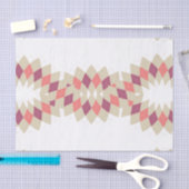 ダイヤモンド旋回パターン 薄葉紙 (クラフト)