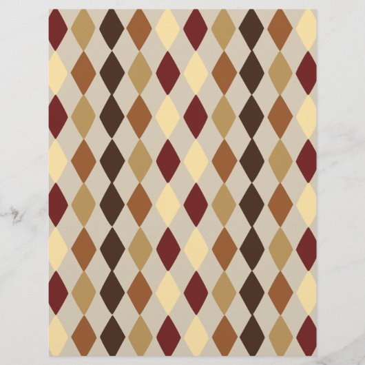 ダイヤモンド柄スクラップブッキングペーパー (正面)