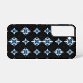 ダイヤモンド柄モバイル SAMSUNG GALAXYケース (裏面横)