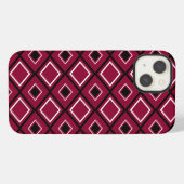 ダイヤモンド柄 iPhoneケース (裏面横)