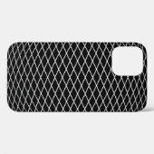 ダイヤモンド格子幾何学的テクスチャ。 Case-Mate iPhoneケース (裏面 (横))