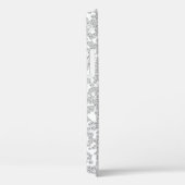 ダイヤモンド模擬モノグラム銀きらきら光る金属 Case-Mate iPhoneケース (裏面 / 右)