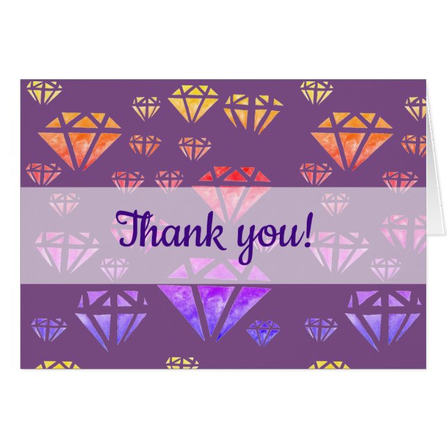 ダイヤモンド水カラーカード (正面横)