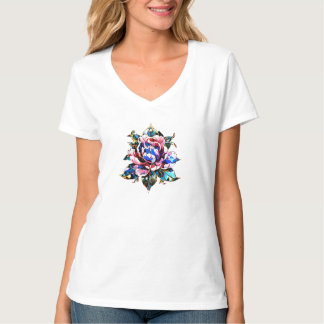 ダイヤモンド牡丹 Tシャツ