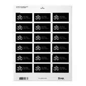 ダイヤモンド石を使用したオムシンボル ラベル (フルシート)