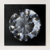 ダイヤモンド石:黒い宇宙の輝き。 ジグソーパズル (横)