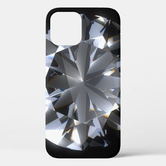 ダイヤモンド石:黒い宇宙の輝き。 Case-Mate iPhoneケース (裏面)