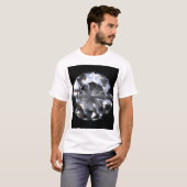 ダイヤモンド石:黒い宇宙の輝き。 Tシャツ (正面フル)