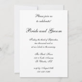 ダイヤモンド結婚のリングや輪セット婚約パーティ 招待状 (裏面)