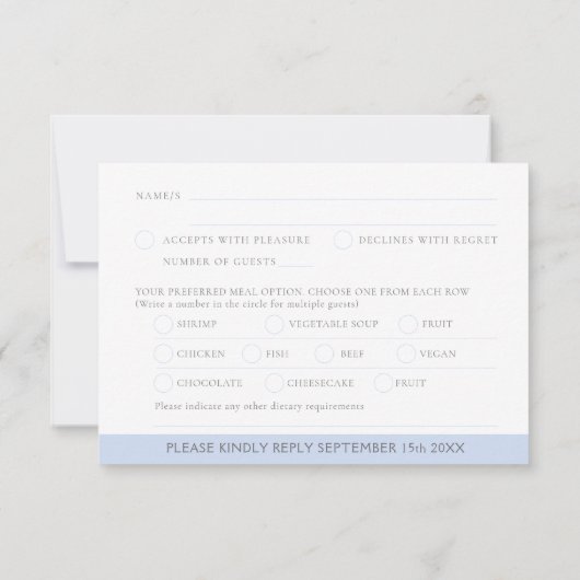 ダイヤモンド結婚の記念日の水の色絵画のRS 出欠カード (裏面)