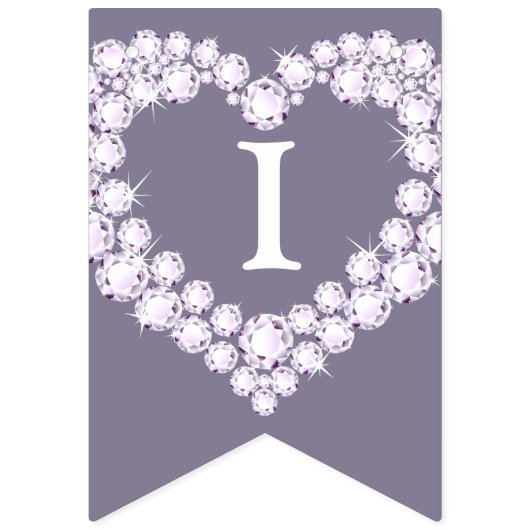 ダイヤモンド結婚の60周年記念のカスタム写真 バンティングフラッグ (第2の旗)