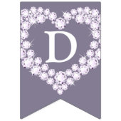 ダイヤモンド結婚の60周年記念のカスタム写真 バンティングフラッグ (第1の旗)