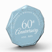 ダイヤモンド結婚式60周年記念コンフェッティ フォトブロック (左)