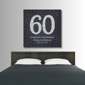 ダイヤモンド結婚60周年実在 キャンバスプリント