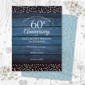 ダイヤモンド結婚60周年記念のSave the Date ポストカード