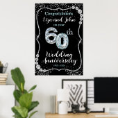 ダイヤモンド結婚60周年記念 ポスター (ホームオフィス)