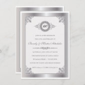 ダイヤモンド記念メダリオン パーティー招待状 招待状 (正面/裏面)