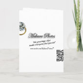 ダイヤモンド記念日の招待はカスタマイズ 招待状 (裏面)