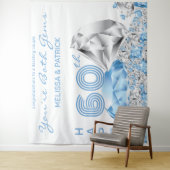 ダイヤモンド記念日の背景 タペストリー (インサイチュ)